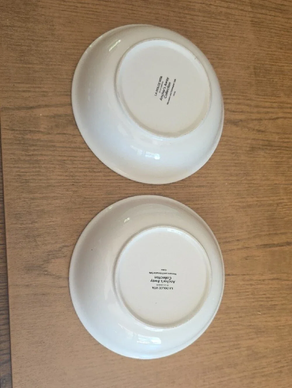 Patriotic Red, White & Blue Star Stripe Salad/Dinner Plates - Set of 2